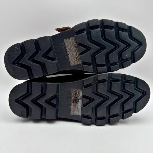 Vionic Womens Carmen Mary Jane Shoes US 6 Wide EU 36 Red Wine Suede NWOB - Picture 11 of 12